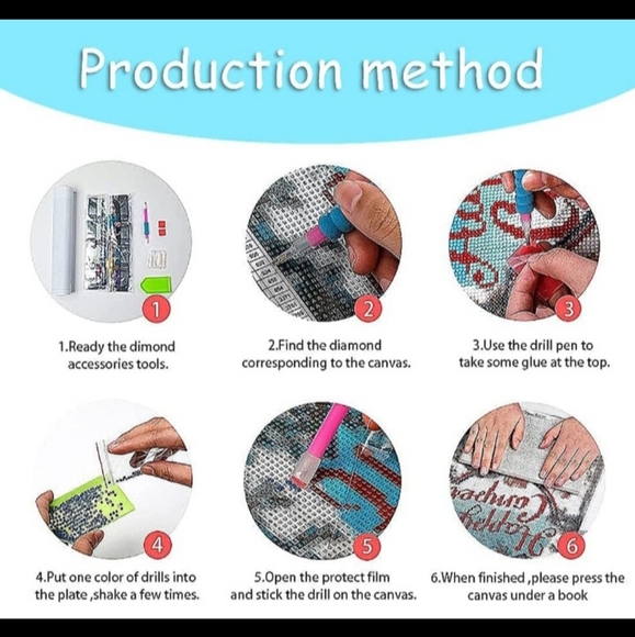 Holiday Winter Christmas Gnomes Red HoHoHo Diamond Painting Kit New - Picture 7 of 8